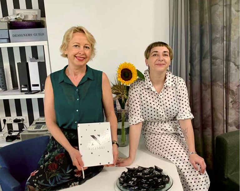 Užuolaidų salono Niuansai įkūrėjos Renata ir Kristina